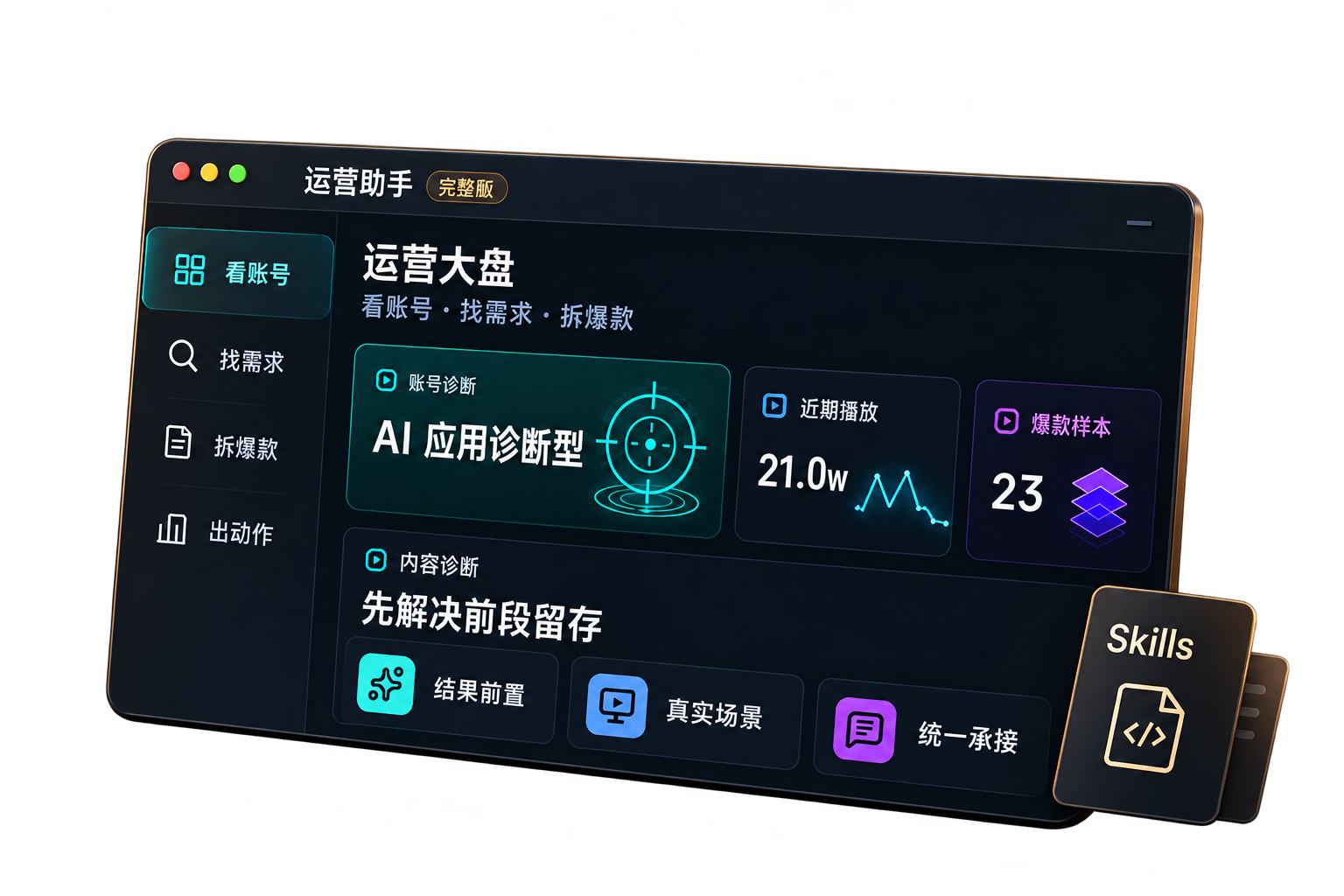 运营助手完整版程序与配套 Skills
